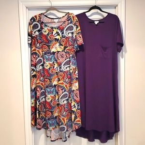 2 Lularoe Carly dresses